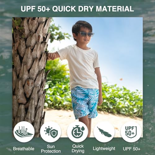 Image of Kanu Surf Boys' Avalon Quick Dry UPF 50+ Beach Swim Trunk