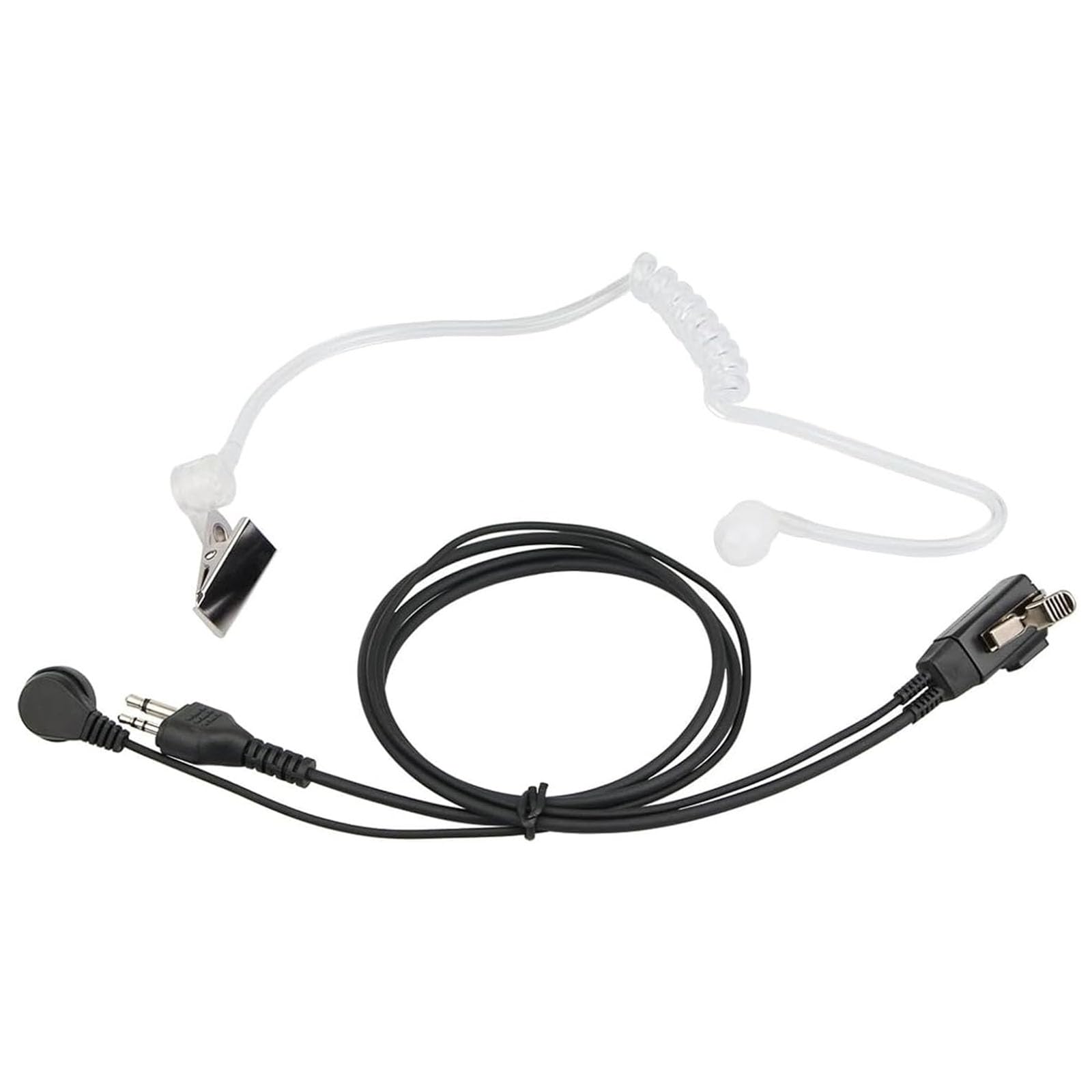 Retevis 2 Pin Cuffie Walkie Talkie Auricolare Compatibile con Ricetrasmittente Midland G7Pro G6 G9 G12 M24 GXT250 GXT550 GXT650 LXT80 LXT112 Alan39(2 Pezzi)