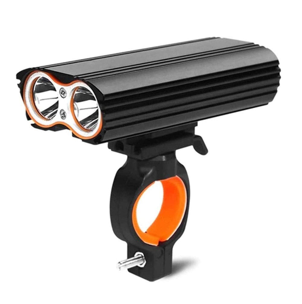Luz de Bicicleta, luz de Bicicleta Fácil de Montar, Super Brillante 2400 lúmenes Potente Faro de la Bicicleta Compatible con: Montaña, Niños, Calle, Bicicletas, Iluminación Delantera y Trasera