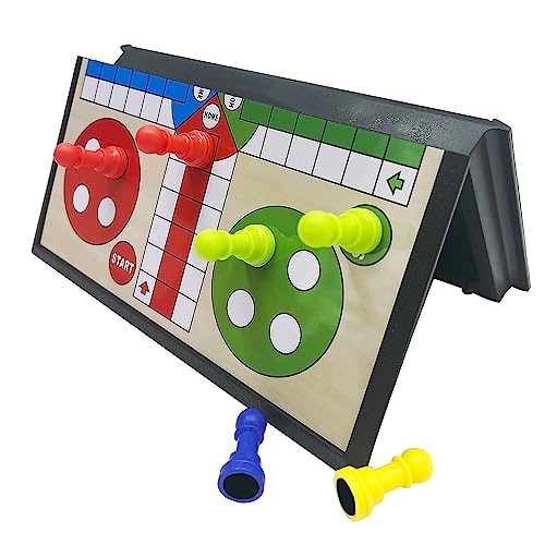 Mini Juego de Mesa Magnético Ludo para Viaje Kidami miniatura 5