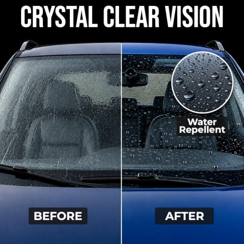Image of CAR101 Dr Glass Hydrophobic Glass Coating | Water Repellent for Car Windshield & Windows | Provides Crystal Clear Visibility | Long Lasting Effect | Improves Vision in Heavy Rain | Ideal for Monsoon