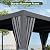 Aoxun Louvered Pergola 10x10 All-Aluminum, Waterproof Curtains and Netting