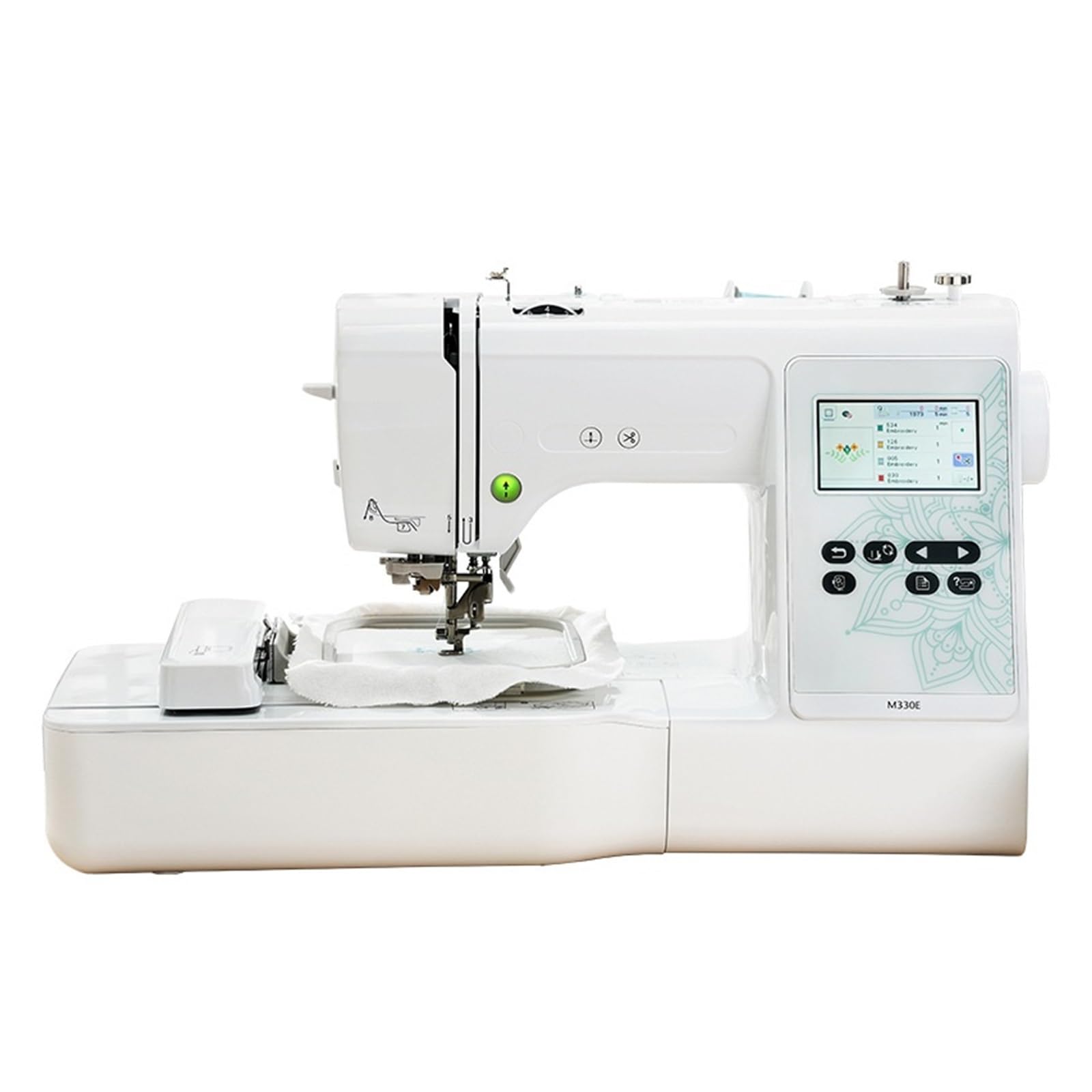 M330E - Adhesivo para máquina de bordar con nombre de máquina de bordar automatizada, comercial, pequeña, segura y práctica