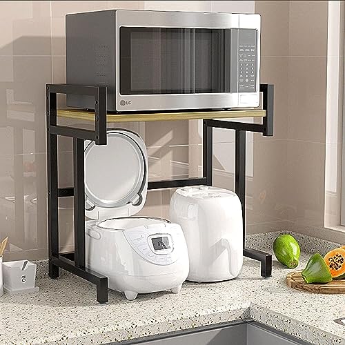 Support à micro-ondes robuste avec étagère de rangement pour plan de travail - 7