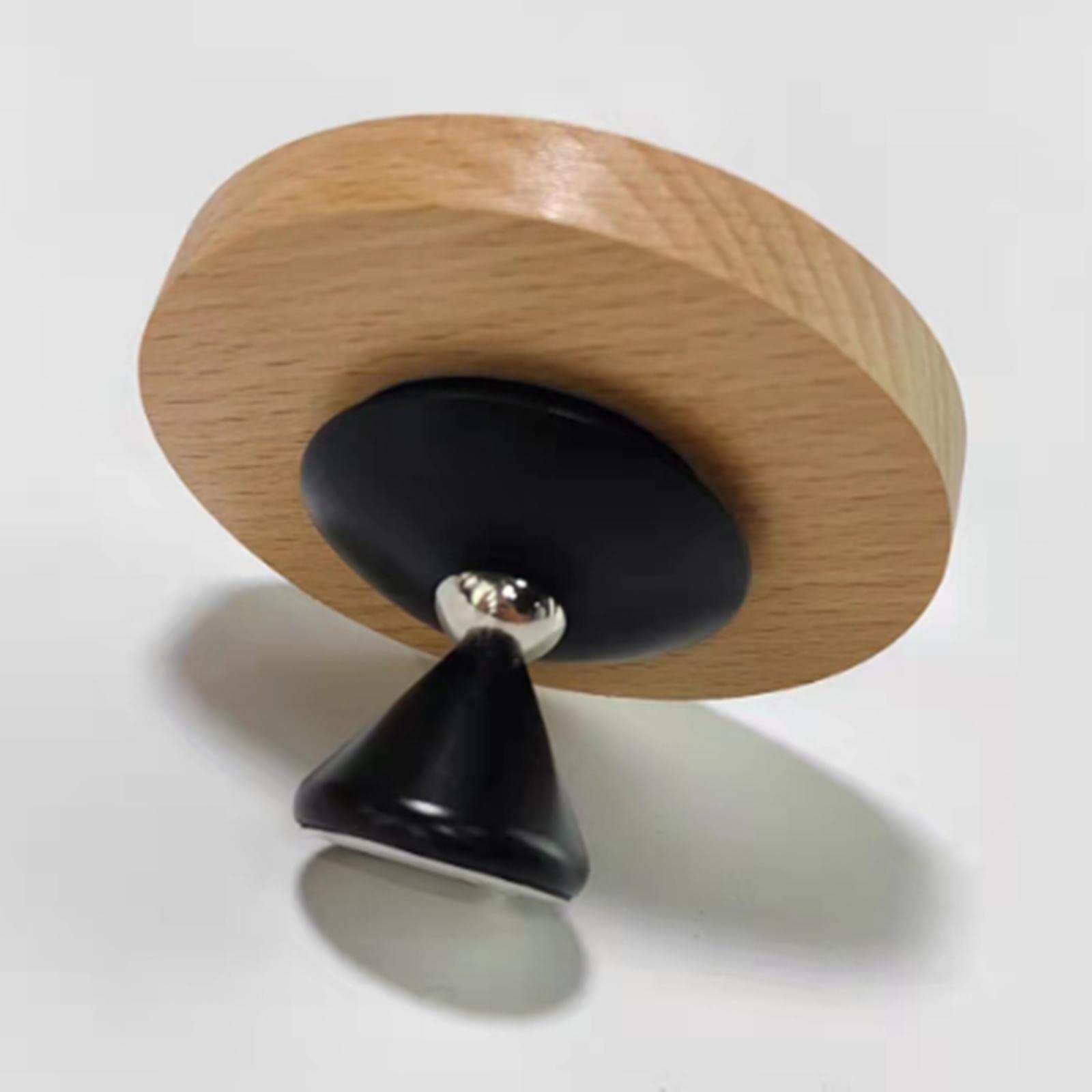 CALANDIS Adjustable Espresso Shot Mirror Wooden Base 7Cm Beech Black | 1X Espresso Flow Rate Observation Reflective Mirror