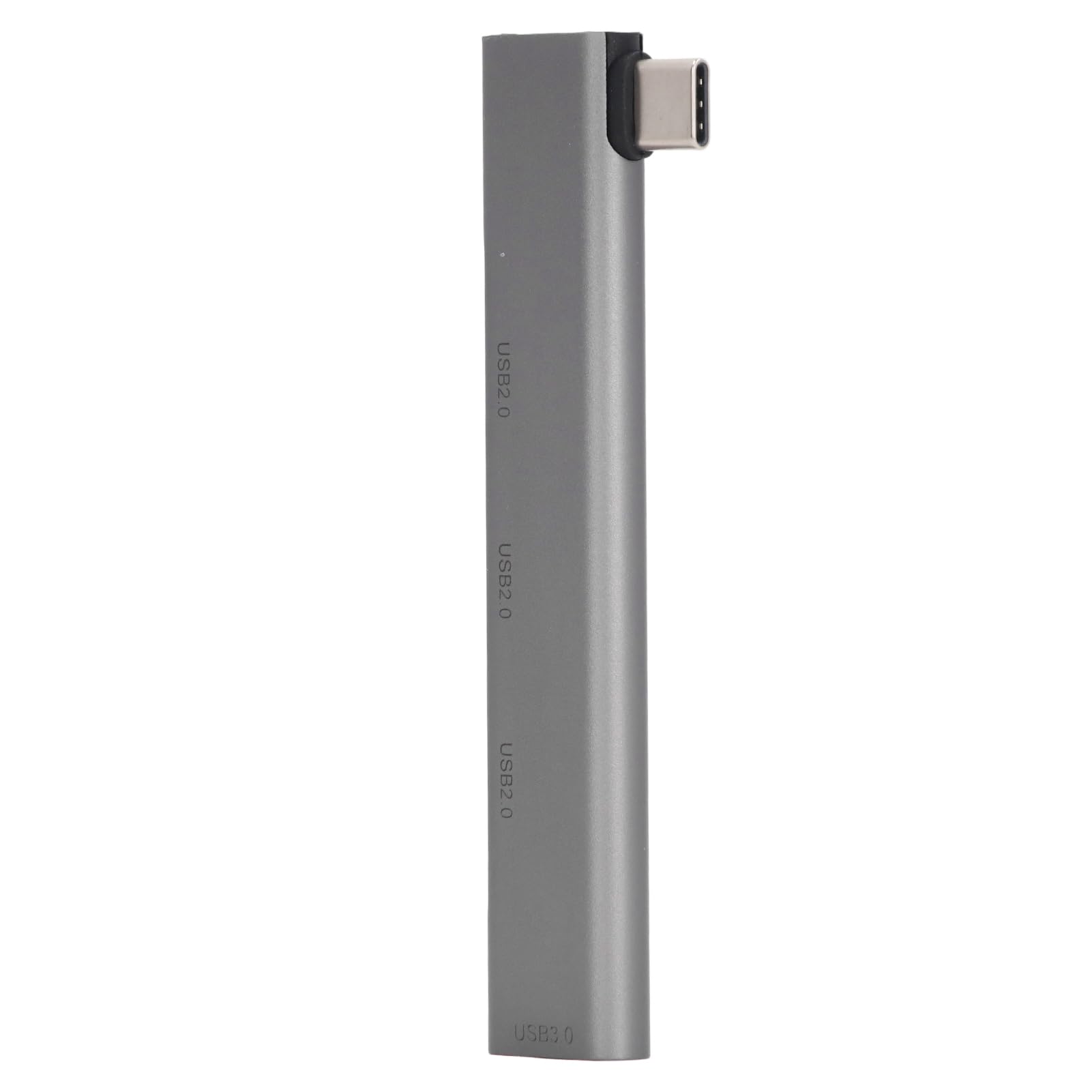 USB-C Hub Mit 4 Anschlüssen – 1x USB 3.0 (5 Gbit/s) & 3x USB 2.0 (480 Mbit/s) | Plug-and-Play Aluminium Gehäuse Für Laptop & PC