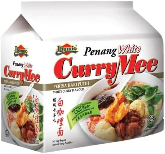 Ibumie Penang White Curry Mee (4 x 105g)