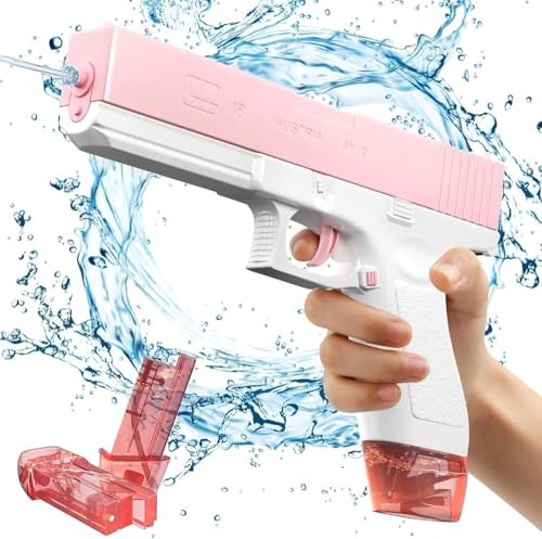Image of Electric Water Guns Water Pistol Holi Pichkari Pitsol, High Pressure up to 35FT, Powerful Squirt Guns for Pool Beach Party Games and Outdoor Water Fighting