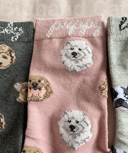 Image of IIG 5 Pairs Womens Novelty Cute Crew Socks Colorful Funny Ankle Socks Gifts for Womens Socks