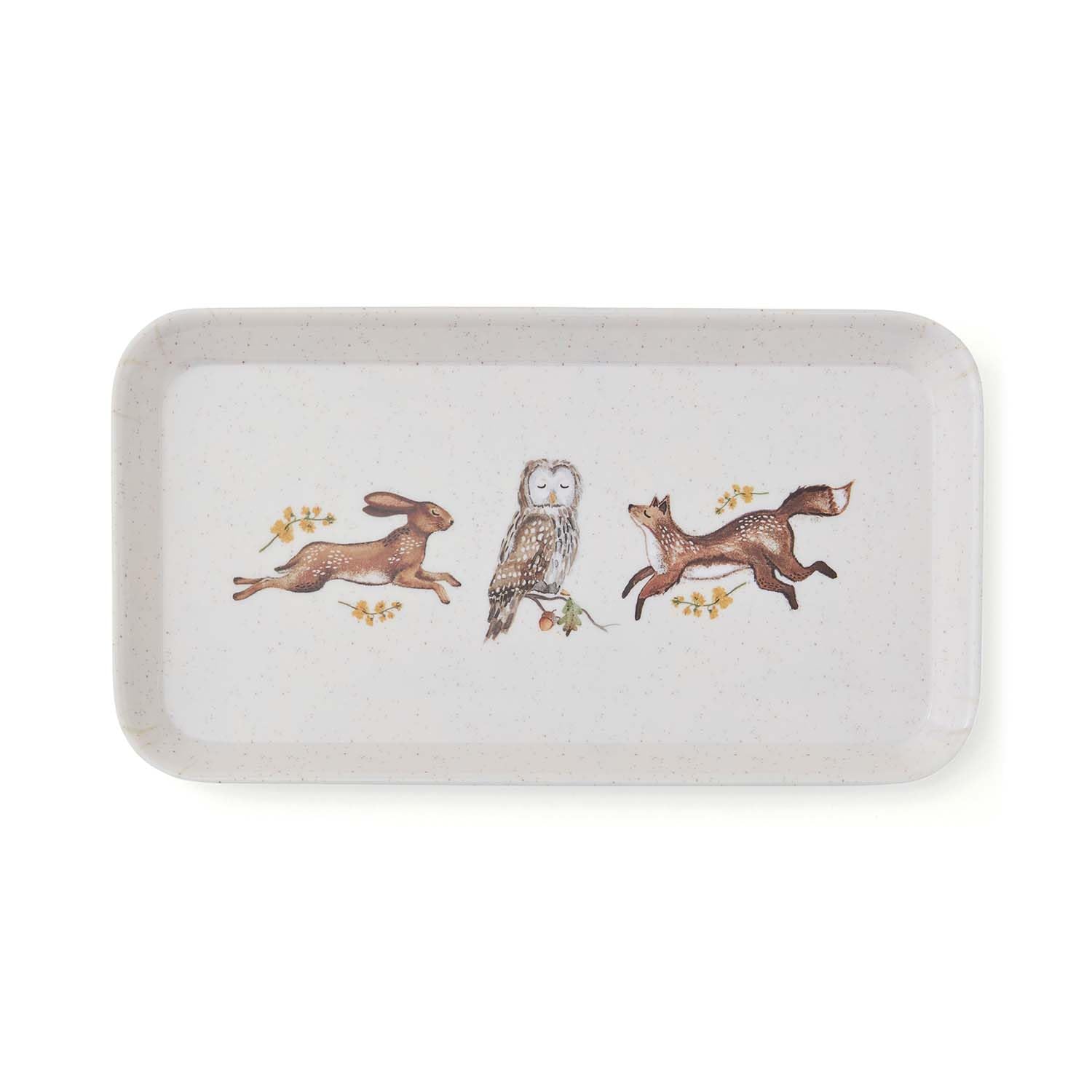 Cooksmart Small Tray Forest Fable Melamine Blend Serving Tray