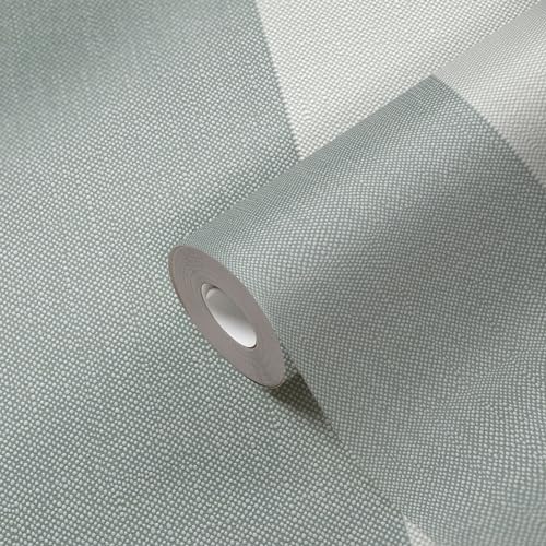 A.S. Création Green/Light Green Striped Non-Woven Wallpaper 397911-10.05m x 0.53m - Living Room Wallpaper - Made in Germany - Image 2