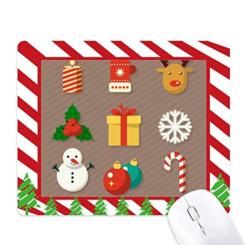 Tapis de souris en caoutchouc de Noël, une idée cadeau de bureau idéale