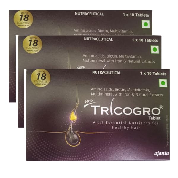 Tricogro Tablets PACK OF 30 TABLETS (B0CJRG12FJ) Amazon Price History, Amazon Price Tracker