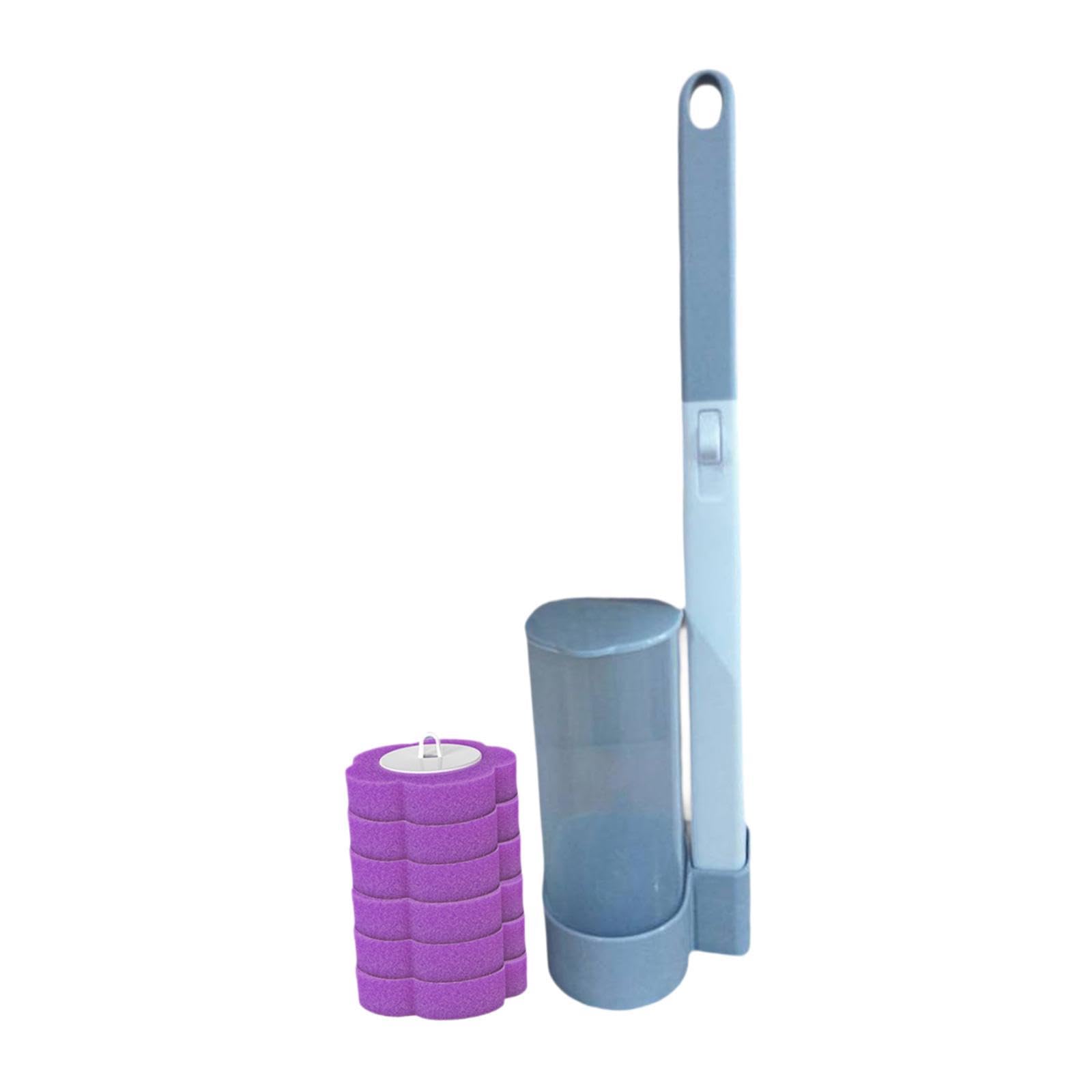 Toilet Brush Set Cleaning Supplies Efficient Toilet Bowl Cleaning Lavender|Home & Garden|Bath|Toilet Brushes & Sets-image-6