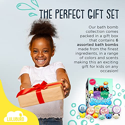 Bath-Bombs-for-Kids-Kids-Bath-Bomb-Surprise-Squishy-Toys-Inside-Bubble-Bath-Color-Fizzies-Natural-Kid-Safe-Handmade-w-Essential-Oils-Set-of-6-in-a-Gift-Box-Birthday-Gift-for-Girls-Boys