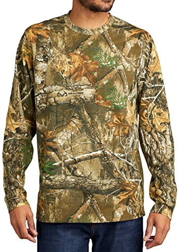 Joe's USA Men's Camouflage Long Sleeve Pocket T-Shirts in XS-4XL3
