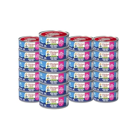 Chicken of the Sea No Drain Tuna, 24 Pack