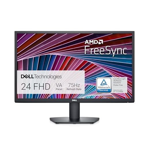 Dell SE2422HX 24" Full HD (1920x1080) Monitor, 75Hz, VA, 5ms, AMD FreeSync, HDMI, VGA, Negro