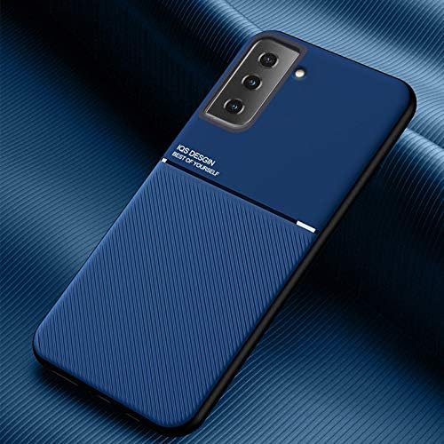 DEFBSC Case for Samsung Galaxy S21 Plus 5G,Rugged Armor Case Soft Silicone Shockproof Bumper Protection Utra-thin TPU Flexible Skin Texture Non-slip Phone Case for Samsung S21 Plus 5G - Blue