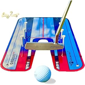 EyeLine Golf Classic Putting Mirror – Alignment Training Aid Used by Top Tour Pros for Consistent Setup, Checks Eyes-Shoulders-Putter Face for Improved Accuracy, Indoor-Outdoor Practice