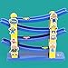 Dirgee Holzblock Spielzeugauto-Ramp-Spur inklusive hölzerner Spielzeugauto-Kleinkind Rennrampe Spielzeug Set ist EIN gutes Geschenk for Jungen und Mädchen (Farbe: Mehrfarbig, Größe: freie Größe)
