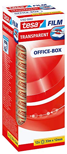 tesa UK Tesafilm 12x TRANSPARANT 33M x 12MM