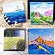 6 Stück 15x15cm 5.9”x5.9 Leinwand zum Bemale Leinwandrahmen Baumwolle Mini Leinwände Malen Kleine Rahmen Keilrahmen Künstlertafelbilder für Bastler Künstler