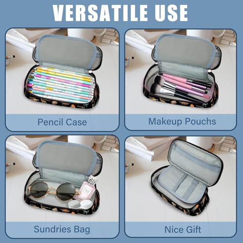 Image of Dinosaur Pencil Case, Dinosaur Pen Bag For School, Dinosaurs Pencil Case For Kids Girls Boys, Large Capacity Desk Organizer School, Pen Box Birthday Gifts