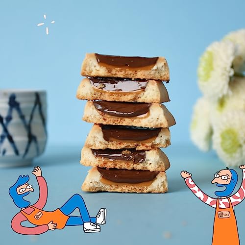 Image of Michel & Augustin Milk Chocolate Caramel Shortbread Cookie Bars, 18ct