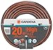 Gardena Comfort HighFLEX Schlauch 13 mm (1/2 Zoll), 20 m: Gartenschlauch mit Power-Grip-Profil, 30 bar Berstdruck, formstabil, UV-beständig (18063-88)