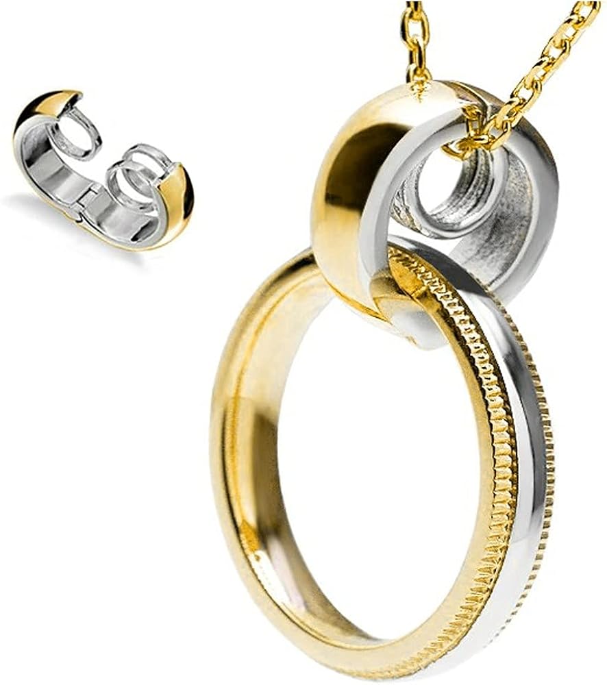 Amazon | リングホルダー 指輪をネックレスに サージカルステンレス