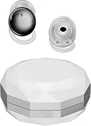 JSKJ Fones de Ouvido Bluetooth Sem Fio, Design Octagonal, Estojo de Carregamento, Sleeping01 Branco (Branco)