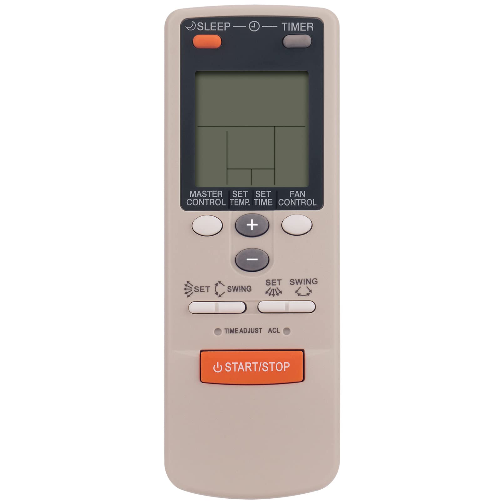 AIDITIYMI AC A/C Remote Commander Replacement Compatible with Fujitsu Air Conditioner AR-JW2 AR-DB2 AR-JW5 AR-DB4 AR-DB6 ASU9C1 AR-FB2 AR-DB7 AR-HG1 ASU12C1 ARJW5 ARDB2 ARDB4 ARDB6 ARFB2 ARDB7 ARHG1