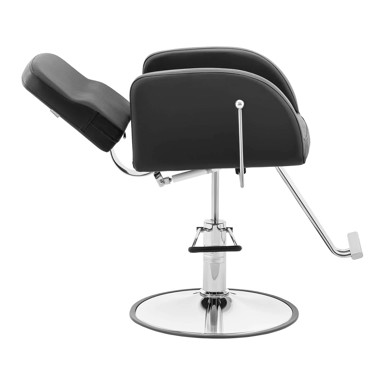 Physa Physa YOXALL Black Friseurstuhl mit Fußstütze Yoxall Black Barberstuhl Friseursessel Friseurstuhl höhenverstellbar Waschsessel