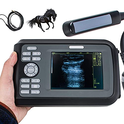 Digital Scanner Handheld Portable Digital Palm Smart Scanner Machine with Rectal P_ro_be for Veterinary Horse/Cow/Pig/Cat/Dog/Sheep Use from USA Shipping(3-5 Days Delivery)
