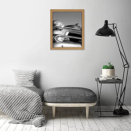 Americanflat 18x24 Poster Frame with Polished Plexiglass - Wide Picture Frames Made of Engineered Wood for Vertical or Horizontal Wall Display - Epic Collection - Dark Oak