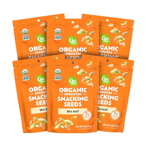 Go Raw Organic Sprouted Sea Salt Sprouted Snacking Seeds, 4