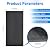 Large Acoustic Panels for Wall Sound Proof Sound Dampening Panels for Wall Decor And Ceilings 47.2 x 23.6 x 0.4 Inch Polyester Fiber Noise Absorb Panels for Bedroom Home Studio Office (Black, 10 Pack)