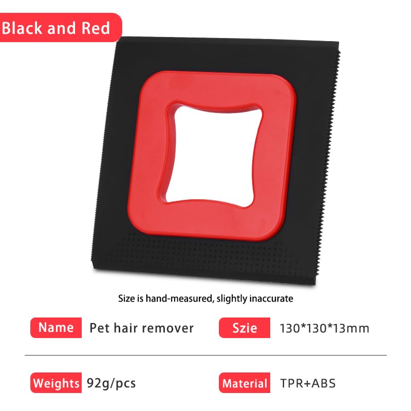 Image of Pet Hair Removal Tool,Cat Dog Hair Removal Tool for Car Interior, Couch, Furniture, Lint,Clothes, Carpet(Black)