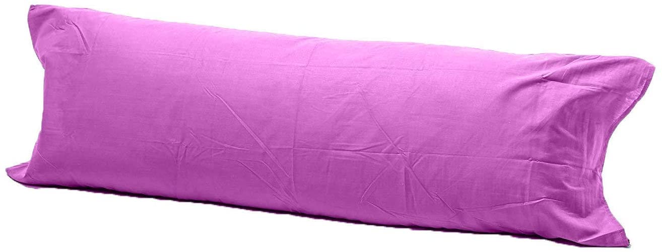 Bolster Pillowcases 100% Polycotton Blend product 4 Feet (48"), Lilac โ image 1
