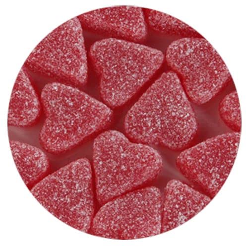 All City Candy Valentines Day Jelly Juju Bulk Bags (Cinnamon Jelly Hearts, 1lb Bag)