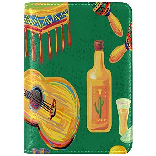 Preisvergleich Produktbild Reisepasshülle Etui Pyramide Musikinstrument Gourmet-Design Retro-Design Art Ethnic; Reisepass-Etui Reisebrieftasche