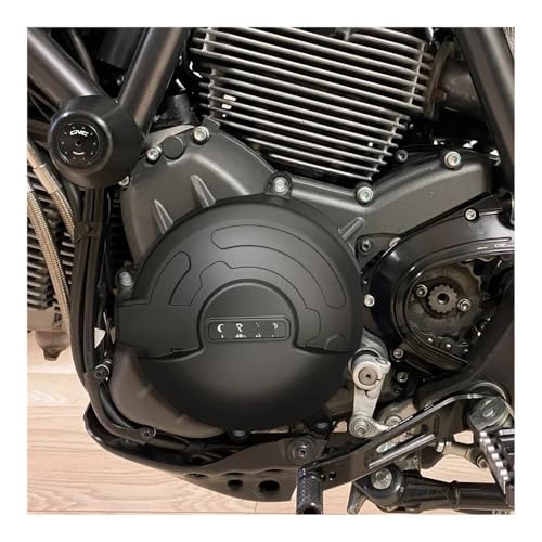 Protector estator para Scrambler 1100 y 800 (2019-2022) - Cubierta de motor aluminio negro 3