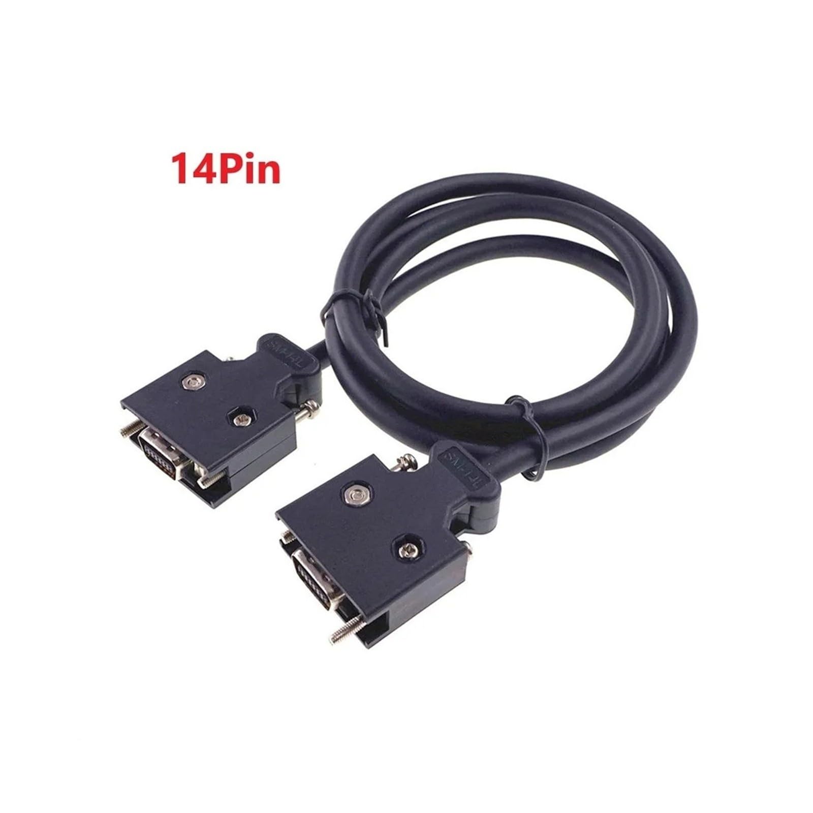 ChuFort MDR SCSI-Kabel, Stecker auf Stecker, 14, 20, 26, 36, 50-polig, 0,75–5 m (2,0 m, Stecker-Einsatz_14P)