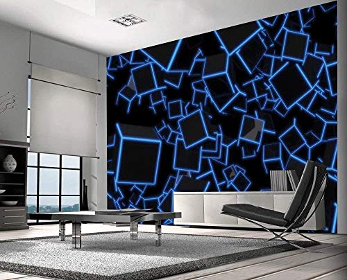 Peinture murale stéréo 3D à effet relief pour agrandir et illuminer le salon