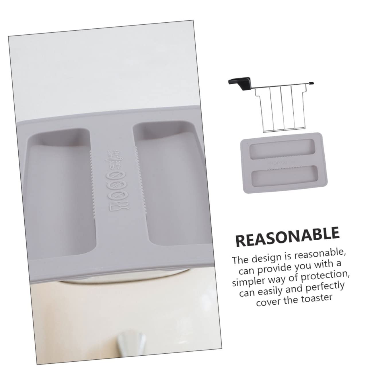 TIDTALEO 1 Set Sandwich Clip Sanwichmaker Sandwitch Maker Toaster Lid Cheese Sandwich Toaster Warming Rack Breakfast Sandwiches Toaster Covers Portable Protector Bread Grill Oven Silicone