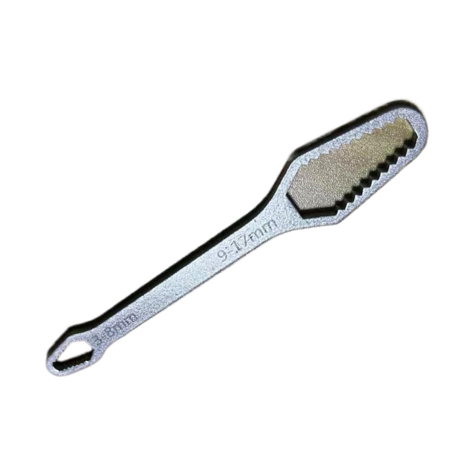 Lajhdcg Silver-150Mm 8-24Mm Universal Torx Wrench Self-Tightening Adjustable Wrench Board Double-Head Torx Spanner Hand Tools For Factory(Silver-150Mm)