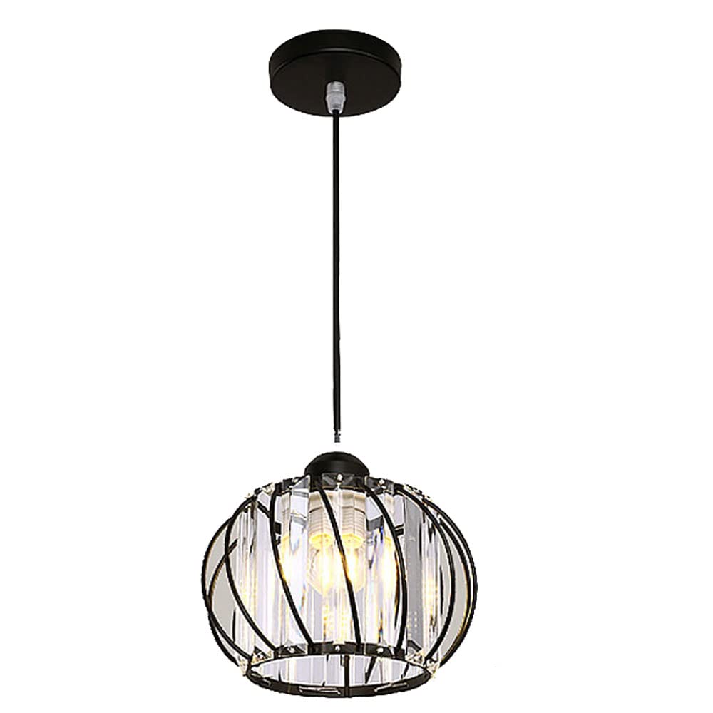 Middle Crystal Chandelier Lighting LED Modern Island Pendant Light Linear Hanging Ceiling Lamp Fixture For Bathroom Hallway Cafe Bar Porch Hall