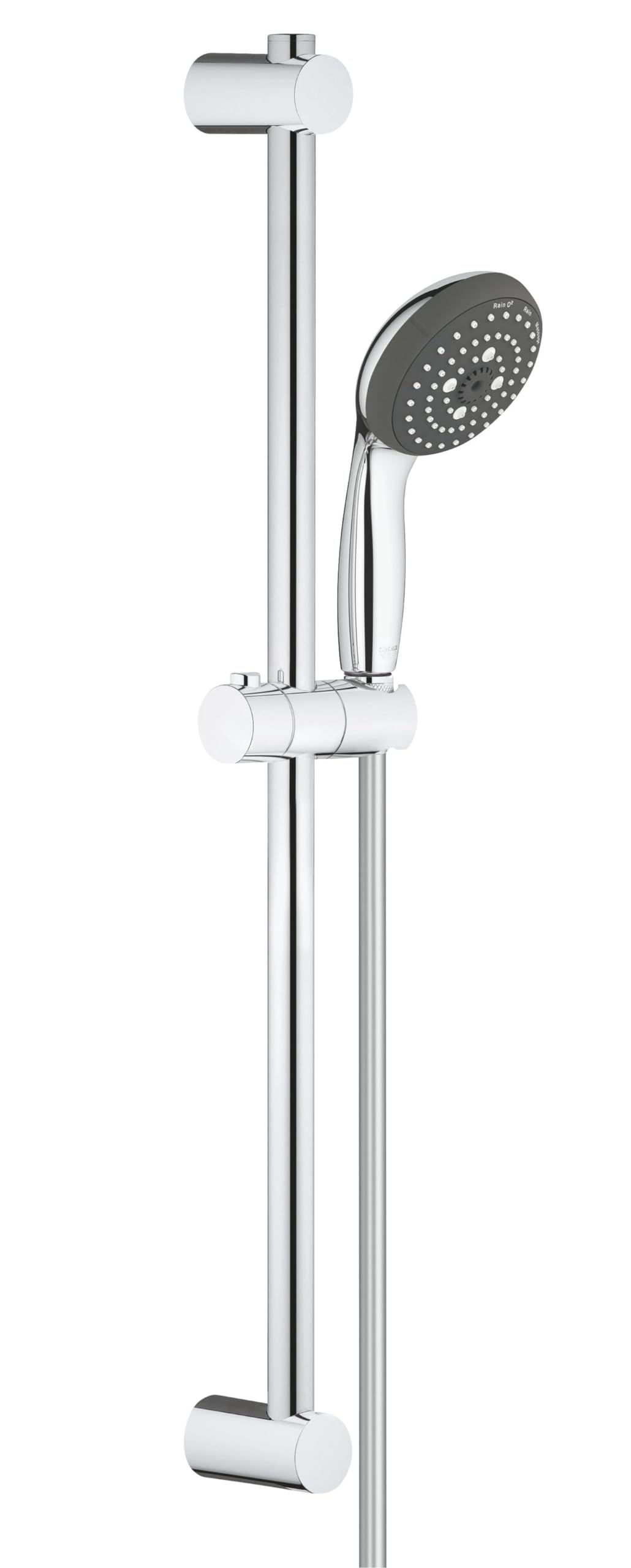 Grohe Chrome 26032000 | Vitalio Start 100 Hand Shower Rail Set | 3 Sprays