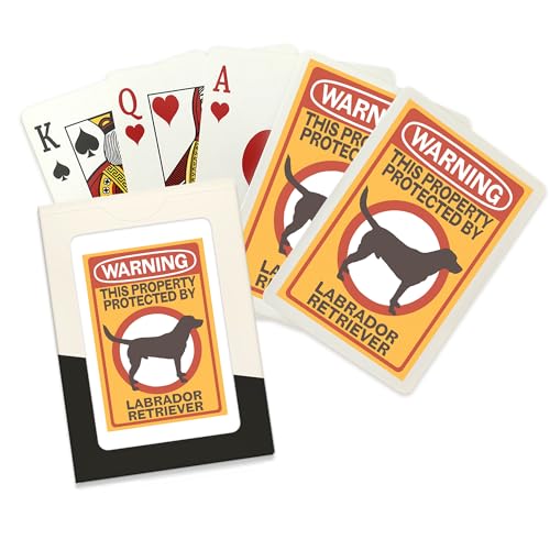 Baraja de poker Labrador Retriever, 52 cartas
